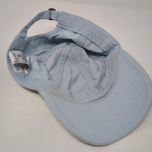 Gap Slideback Hat Blue One Size Adjustable Solid Blank Casual Outdoor - Picture 7 of 9